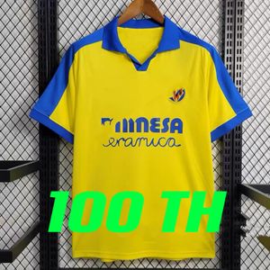 100th Villarreal CF S.Cazorla 축구 유니폼 22 23 24 홈 100 주년 기념일 Geraro Bacca Chukwueze 셔츠 Paco Alcacer Moi Parejo A.Pedraza 축구 유니폼