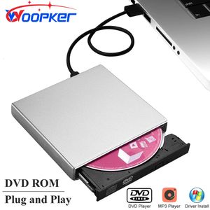 DVD VCD Player Woopker External CD Mp3 Reader USB 20 Portable UltraThin Drive Rom for PC Laptop Desktop Portatil 230714
