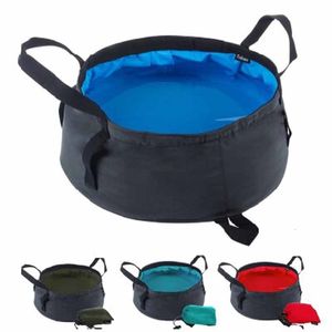 Hinkar Ultralight 85L Portable Folding Washcasin Camping Basin Outdoor Survival Travel Kits Army Tactical Military Use Bucket 230714