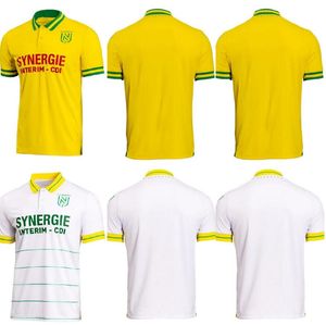 2023 2024 NANTAIS MAILLOTS FC NANTES ETOILEサッカージャージホームアウェイ23 24 M. Mohamed Blas Coco Simon Shirt Men Maillot De Foot