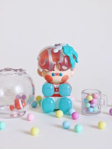 ブラインドボックスかわいいアニメフィギュアオリジナルポップマートピノゼリーホールドブレスシリーズブラインドボックスおもちゃモデル確認スタイル230714