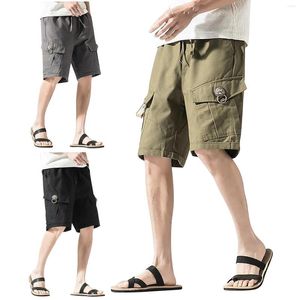 Men's Shorts Girls Foot Slipper Casual Jogging Summer Retro Sports Mens Elastic Waist Cotton Sullen