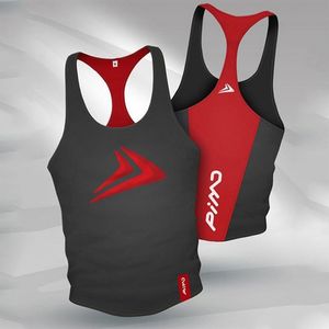 Erkek Tank Tops Erkek kolsuz sweatshirt fitness ağırlık kaldırma eğitimi hızlı kurutma koşu yeleği yaz 230714