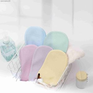 1pc dusch spa exfoliator dubbelsidig badhandskar kropp rengöring scrub mitt gnugga död hud borttagning badrum massage produkter spa skum l230704