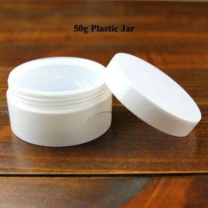 50ml Empty Plastic Jar With Lid Cosmetic Packaging Containers For Beauty Mask Face Hand Cream