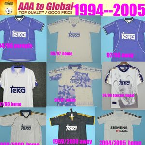 Madrids RAUL retro soccer jerseys Di Maria ALONSO RONALDO MODRIC HIGUAIN Real madrids classic vintage Beckham 94 95 96 97 98 99 01 02 03 04 05 football shirt