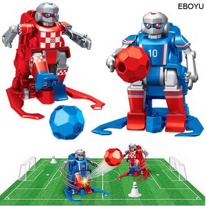 RC Robot 2pcs * EBOYU JT8811/JT8911 2.4GHz RC Football Robot Toy Wireless Remote Control Two Soccer Robots Game Toys for Kids Family 230714