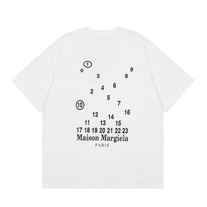 Designer-T-Shirt, lässiges MMS-T-Shirt mit Monogramm-Aufdruck, kurzärmliges Oberteil zum Verkauf, luxuriöse Herren-Hip-Hop-Kleidung, asiatische Größe 18