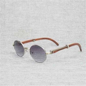 Óculos de sol da marca vintage búfalo búfalo masculino de madeira armação clara de madeira copos redondos para o verão ao ar livre Oculos gafaskajia novo