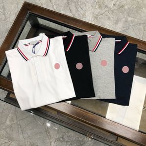 Męskie koszulki polo letnie luksusowe polo golfowe dla mężczyzny wakacyjna moda krótkie rękawy mody swobodny monogram haft konfiguracyjny najlepszy rozmiar m l xl xxl xxxl