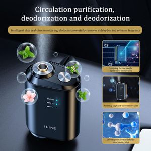 Humidifiers Car Aromatherapy Diffuser Intelligent Atomization Eliminate Odor Formaldehyde Perfume Ornament Car Spray Humidifier Integrated 230714