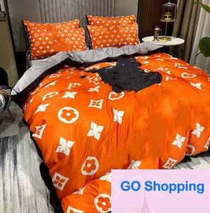 Light Luxury Thickened Sanded Fabric Three-Piece Full Washed Cotton Bedding Solid Color Quilt Cover Wholesale