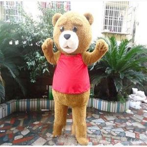 Factory Direct Teddy Bear Mascot Costume na Walentynkowe Święto Dziękczynienia Święta Bożego Narodzenia Kostium maskotki 229f