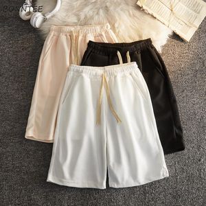 Men's Shorts Men Breathable Minimalist All-match Cozy Teens High Street Hip Hop Ulzzang Students Handsome Japanese Trousers