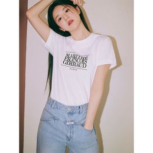 メンズTシャツ2023春の夏ファッションメンズ女性Tシャツの手紙プリントOネック半袖Tシャツ服韓国スタイルトップTEES女性230715