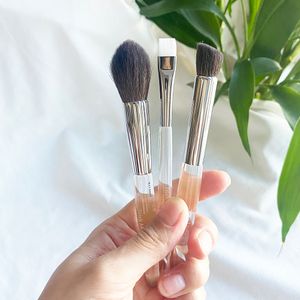 TME Makeup Brushes TRIO Set (48 sculpt and blend / 23 angled crease contour / 11 precise Liner Cosmetics Brushes) 3pcs Brush Kit