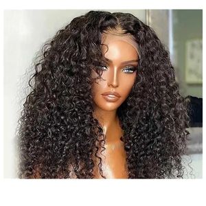 Curto Bob Peruca Kinky Curly V Parte Peruca Upgrade cabelo humano sem cola Perucas de cabelo humano sem deixar de fora Peruca brasileira encaracolada para mulheres negras