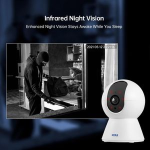 Plugs Kerui 1080p 2mp Tuya Smart Mini Wifi Ip Camera Indoor Wireless Security Home Cctv Surveillance Camera 2mp with Auto Tracking