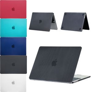 Matte Point Design Macbook Cases For Macbook Air Pro 13 14 16 Inch Frost Hard Front Back Cover Full Body Apple Laptop Shell A1932 A1706 A2442 A2485