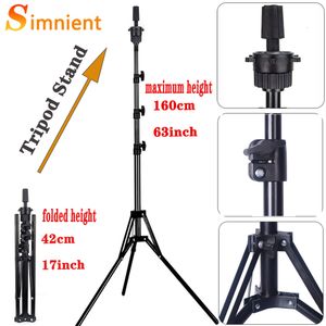 Стенд парика Регулируемая держатель парика -манекен для головного штатива, используемый для парика с холстом