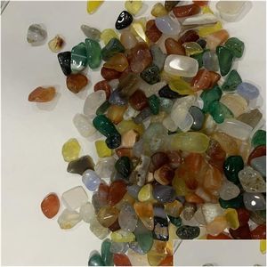 Konst och hantverk 200g tumlade stenpärlor BK blandade blandade ädelstenar Rock Minerals Crystal för chakra helande naturlig agat dec 541 R DHQGB