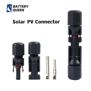 Akumulatory 1 para panelu słonecznego kabel słoneczny złącze słoneczne wodoodporne i IP67 Povoltaic Drut adapter męski Kobieta Trwałe MC 4 2.5/4/6 mm2 230715