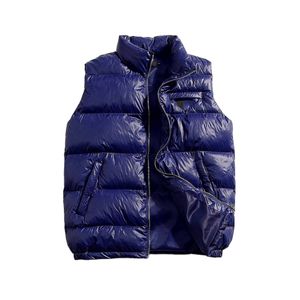 23SS Herrenwesten Daunenweste aus Baumwolle Designs Damen ohne ärmellose Tasche Daunenjacke Herbst Winter Mode Freizeitmäntel dicke Weste für warme Puffer-Oberbekleidung