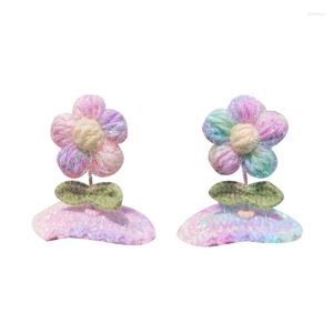 Acessórios de cabelo D7WF Baby Flowers Clips Girl Hairpin Little Gilrs Grooming Small Girls Suprimentos de Beleza Touca