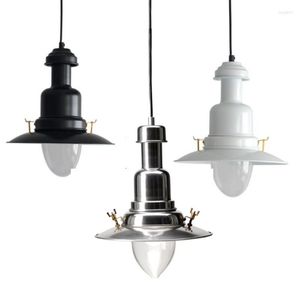 Pendelleuchten, amerikanische Retro-Schmiedeeisen-Einzelkopf-LED-Lampe, industrielle Windbeschichtung, Chrom, E27, Restaurant-Dekoration, Loft-Beleuchtung