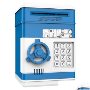 Articoli di novità Salvadanaio elettronico Atm Password Salvadanaio Contanti Monete Regalo con Matic Risparmio di banconote Deposito sicuro Musica H8E5 682 Dr Dhufg