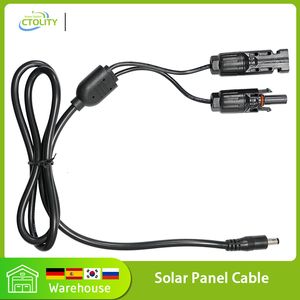 Conector de painel solar de baterias para cabo adaptador DC 5,5 mm * 2,1 mm para gerador solar portátil Ctolity/Jackery/Bluetti 230715