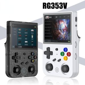 ポータブルゲームプレーヤーAnbernic RG353V RG353VSレトロゲームRK3566 3.5インチ640*480ハンドヘルドゲームコンソールエミュレータ5G WiFi BT Linux Children's Gifts 230714