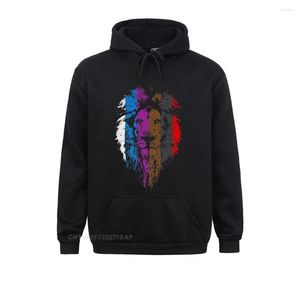 Herren Hoodies Lion Gürtel Farben Jiu Jitsu Shirt für BJJ Jujitsu Geschenk Europa Sweatshirts Männer Herbst Druck Kapuzen Langarm Rife