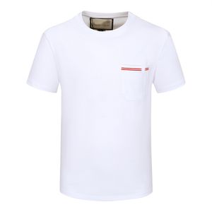 Designer-T-Shirt, lässiges MMS-T-Shirt mit Monogramm-Aufdruck, kurzärmliges Oberteil zum Verkauf, luxuriöse Herren-Hip-Hop-Kleidung, asiatische Größe 39