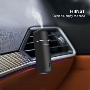 Humidifiers HIINST Mini Wireless Car Aroma Diffuser Scent Machine Waterless Fragrance Oil Smell Car Air Freshener Perfume Diffuser Vent Clip 230714