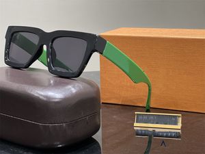 Недавно запустив бренд солнцезащитные очки серии взлетно -посадочной полосы Дизайнерские женщины мужчины солнце