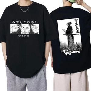 Anime Bagabondo Vagabond Shirt for Men and Women - Miyamoto Musashi Short Sleeve anime printed t shirts in Pure Cotton for Harajuku Casual Streetwear