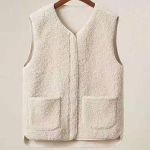 Giubbotti 2022 Autunno Panno Morbido Delle Donne Gilet Gilet Inverno Bianco Gilet Giacca Senza Maniche Signore Caldo di Spessore Gilet Senza Maniche per Le Donne L3xl