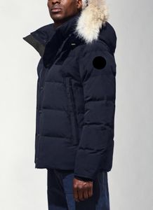 Giacche da uomo invernale Real Coyote Fur Designer Homme Puffer Windbreaker Jassen Sottomarino Foufride Manteau Down Giacca giacca giacca giacca