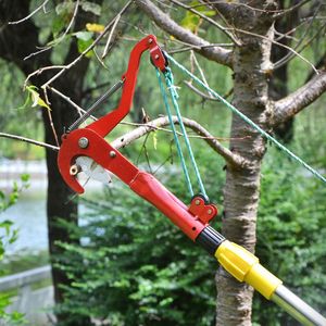 Pruning Tools 1Pcs Telescopic High altitude Scissors Fruit Picker Cutting Branches Garden 230714