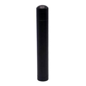 Newest Smoking Black Gold Aluminium Alloy Cigar Stash Case Portable Removable Adjustable Herb Tobacco Preroll Cigarette Holder Seal Storage Tube Container DHL