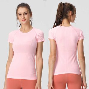 yoga womens swiftlys sports t shirts wear Tech ladies short-sleeved T-shirts moisture wicking knit high elastic fitness Fashion Tees 4 LFR5