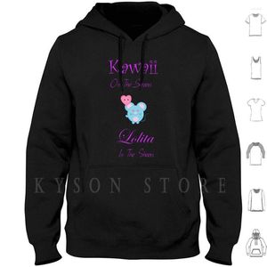 Men's Hoodies Kawaii On The Streets Lolita In Sheets Hoodie Long Sleeve Cute Mouse Anime Loli Sweet