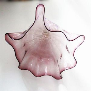 Mouth Blown Murano Glass Plates Hanging Craft Home Goods Wall Art Hand Blown Glass Wall Plates Blown Glass Decorative Wall Lamps269M