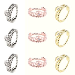 Rings Women Designer Classic Brilliant Rings Anillo Women Princess Crown Jewelry Girls Holiday Most Beautiful Gift Anneau