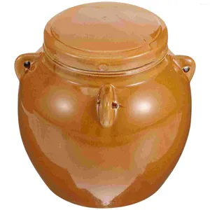 Storage Bottles Tea Pot Ceramic Sealing Pickle Jar Jars Lids Container Honey Dispenser Sealed Containers Food