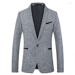 Erkek Suit Dybzacq Leisure Suit Genç Kore Ceket 2023 Bahar Artı Boyutlu Yağ Moda Ekle 3XL 4XL 5XL