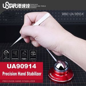 Block Accessories Ustar UA90914 Hand Stabilizer Precision Tweezers Stable Tool Model Building Tools for am Military Model Tool DIY Accessories 230714