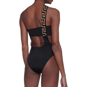 Damenbadebekleidung Neue Badeanzug-Designermarke Damen-Bikini einfarbig und niedliche Mode schwarzer Badeanzug-Liner Schwimmen sexy Kleidung Damen-Bodysuit J230715
