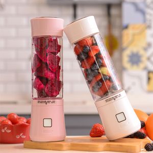 Meyve Sebze Araçları 350ml 1800mAh Pil Operat USB Şarj Edilebilir Taşınabilir Meyve Karıştırıcı Elektrik Suyu Kupası Blender Blend Cup-Chape Meyve Strakör Şişe 230714